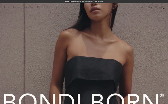 Bondi Born website preview