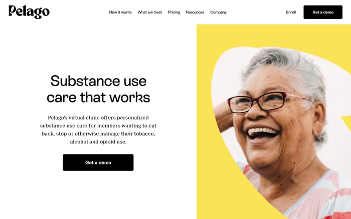 Pelago website preview