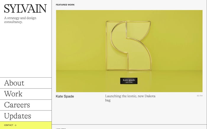 Sylvain website preview