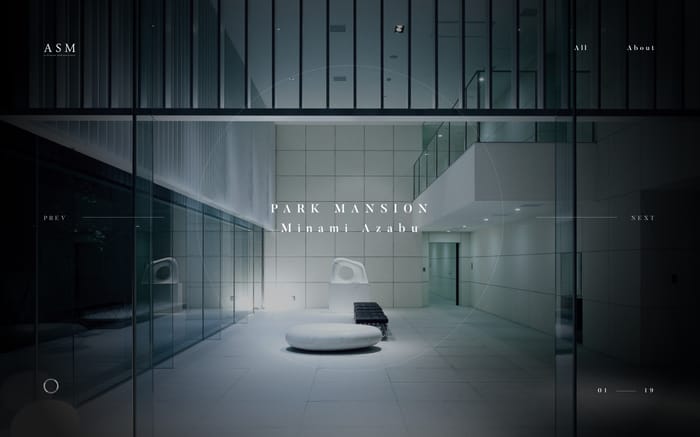 ARCHI SITE MOBIUS website preview