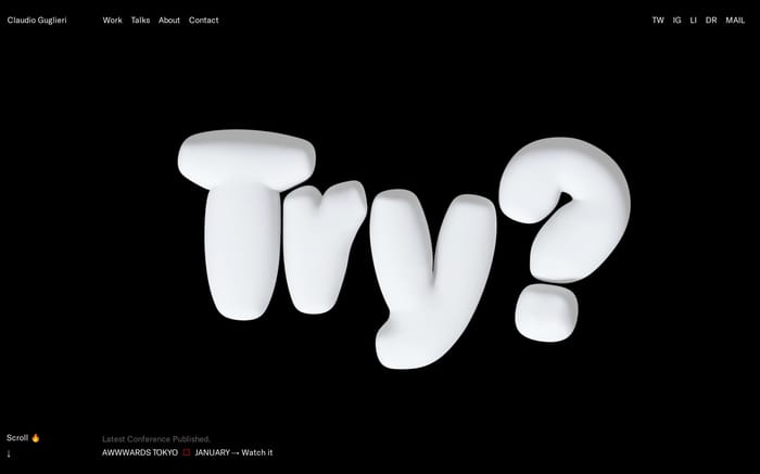 Claudio Guglieri website preview