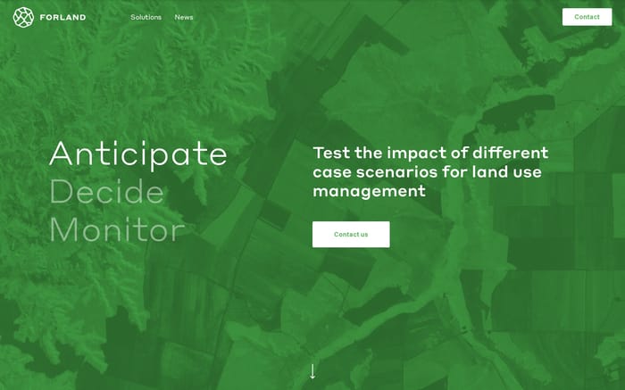 Forland website preview