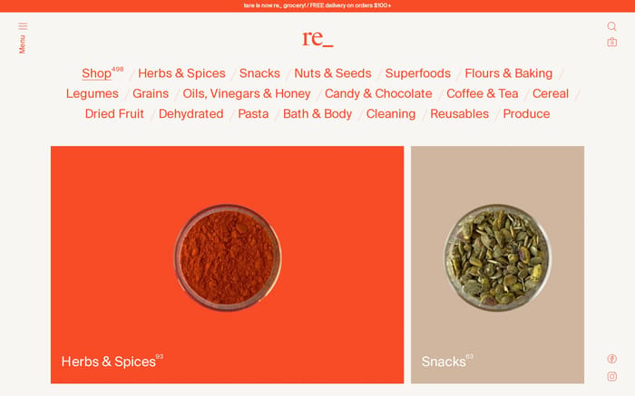 Re_ website preview