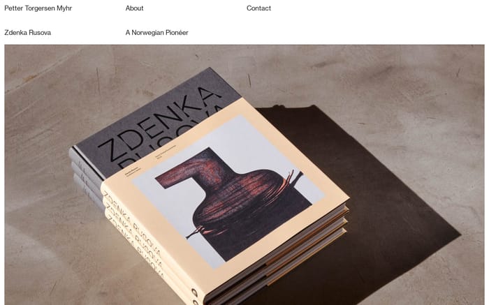 Petter Torgersen Myhr website preview