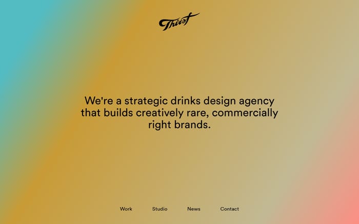 Thirst website preview
