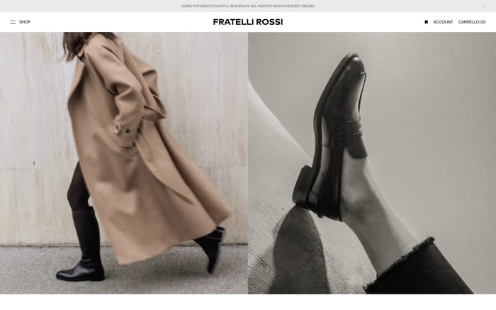 Fratelli Rossi website preview