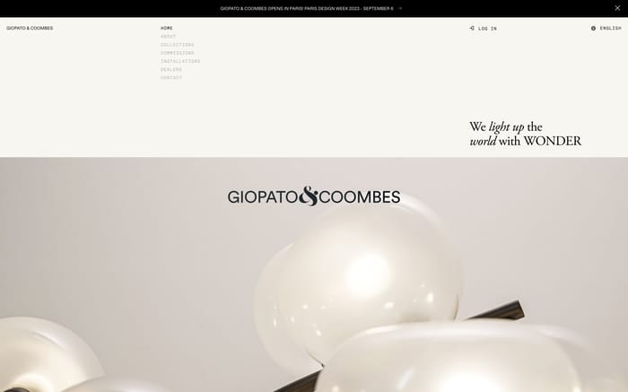 Giopato & Coombes website preview