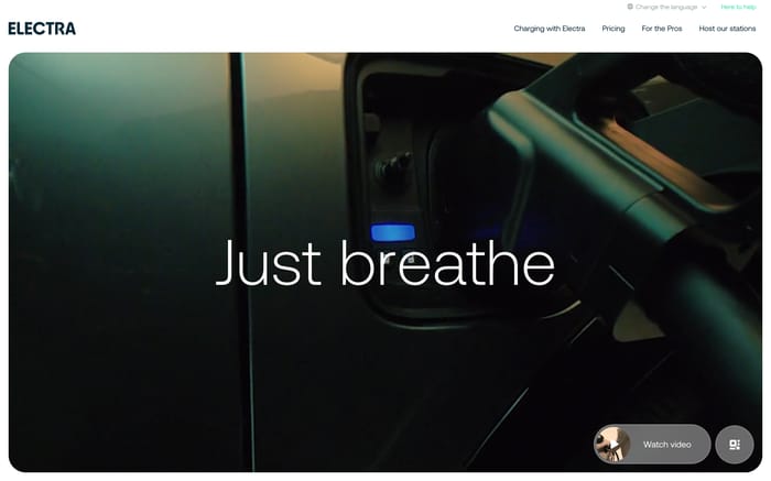Electra website preview
