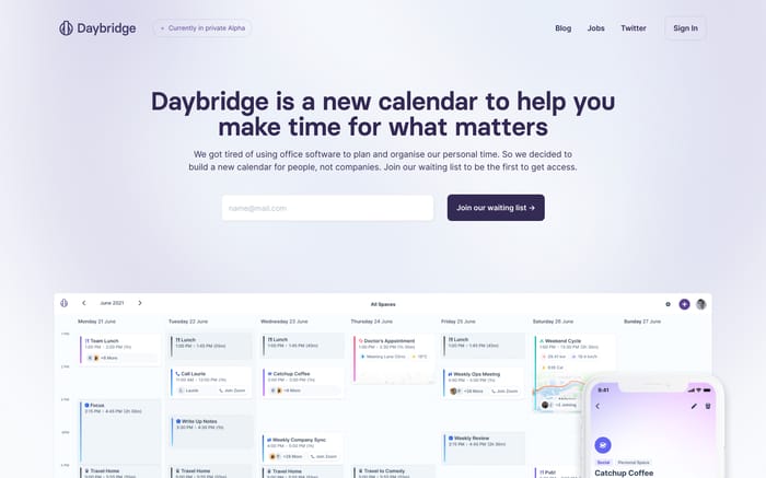 Daybridge website preview