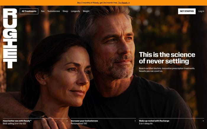 Rugiet website preview