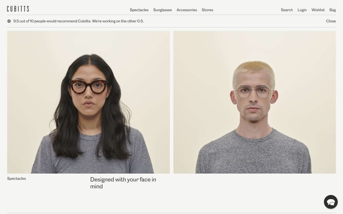 Cubitts website preview