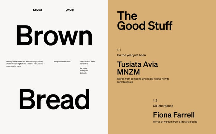 Brownbread website preview