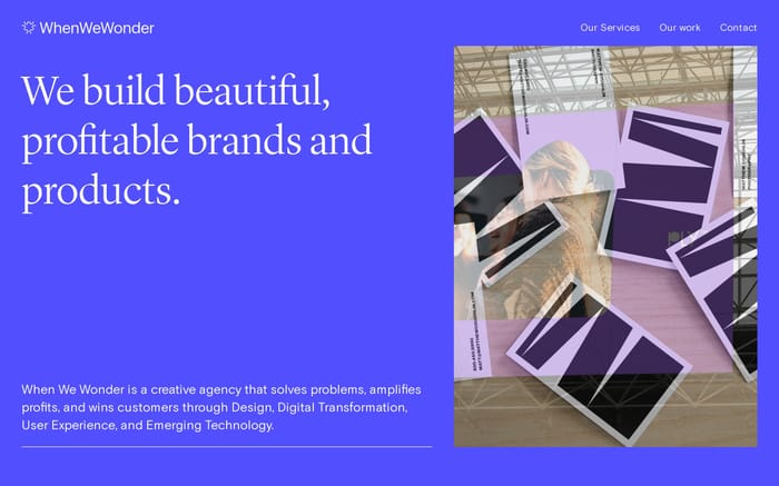 WhenWeWonder website preview