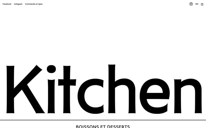 Kitchen Paris website preview