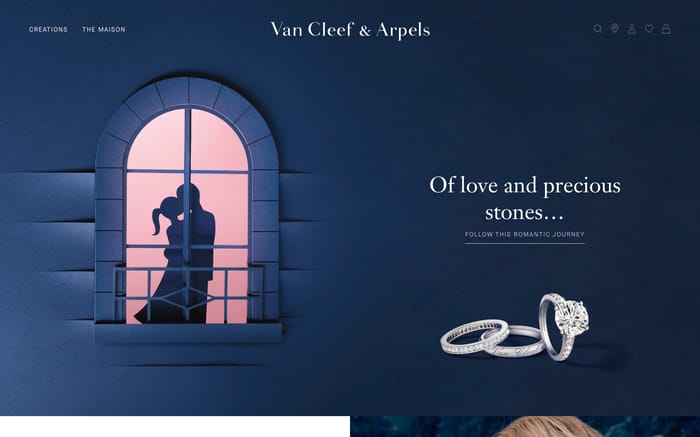 Maison Van Cleef & Arpels website preview