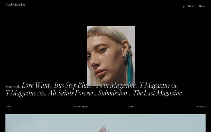 Ward & Kweskin website preview