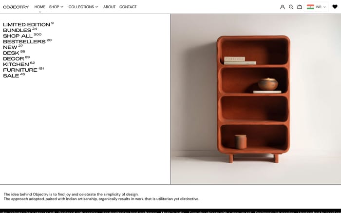 Objectry website preview