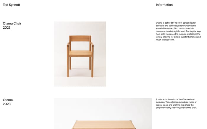 Ted Synnott website preview