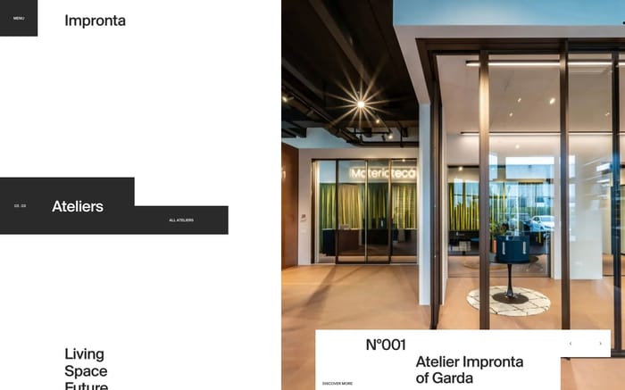 Impronta website preview
