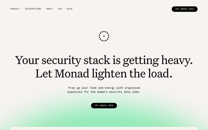 Monad website preview