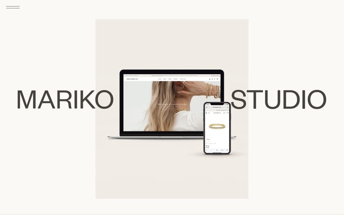 Mariko Studio website preview