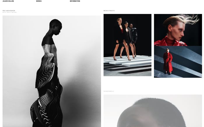 Julien Vallon website preview