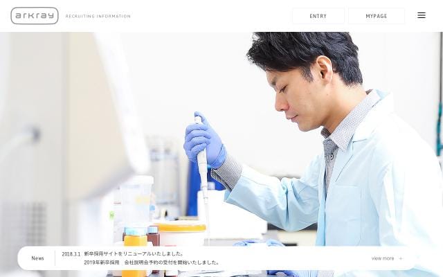 Arkray website preview