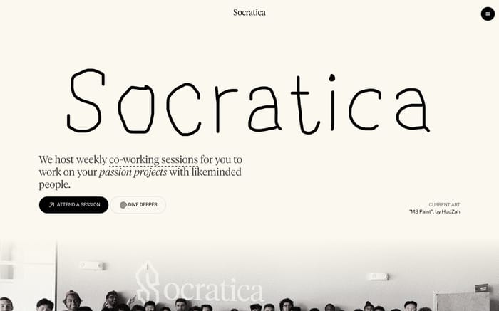 Socratica website preview