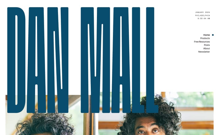 Dan Mall website preview