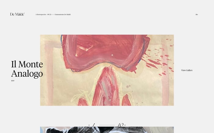 De Maldè Canvas Chronicles website preview
