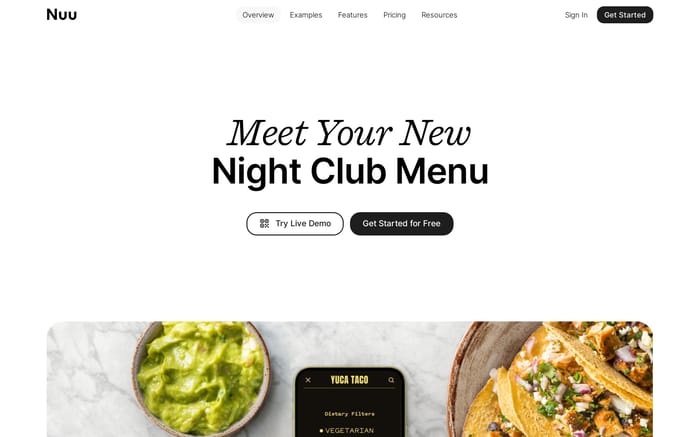 Nuu website preview