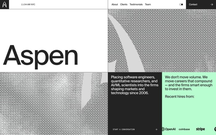 Aspen Search website preview