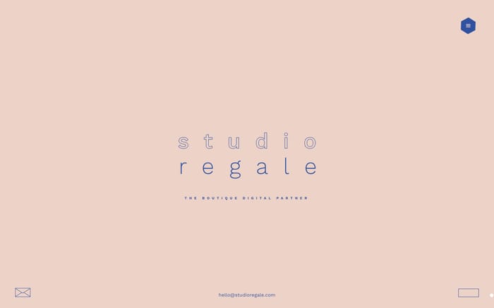 Studioregale website preview