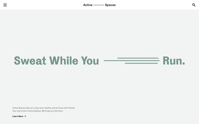 Active-spaces website preview