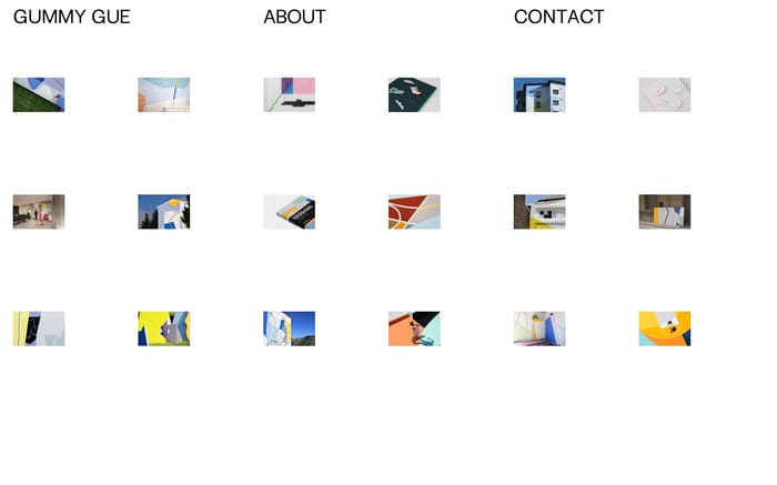 Gummy Gue website preview