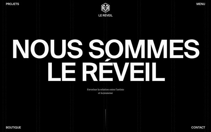 Le Réveil website preview