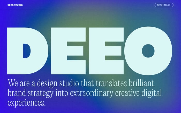 Deeo website preview