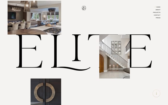 Elite design studio website preview