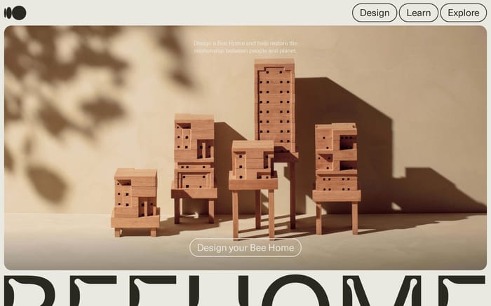 Bee Home website preview