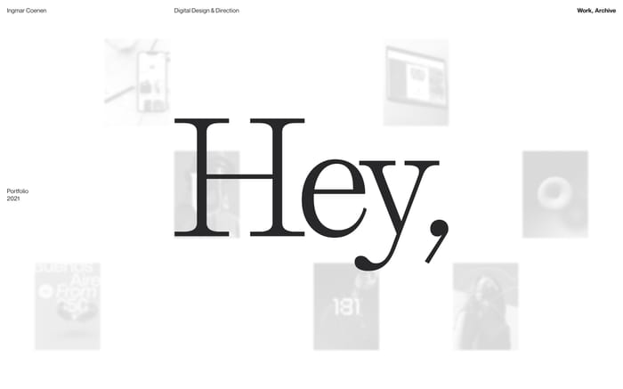Ingmar Coenen website preview