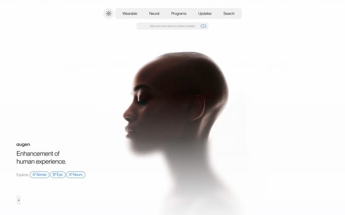 Augen website preview