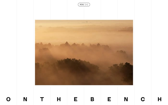 On The Bench website preview