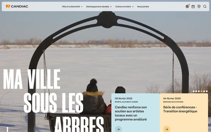 Candiac website preview