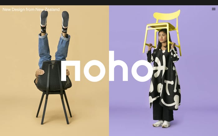 Noho website preview