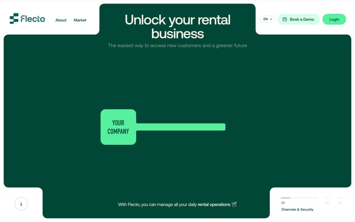 Flecto website preview