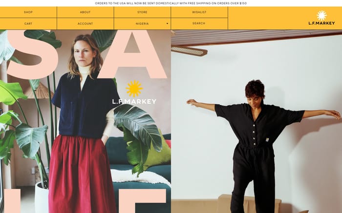 LF Markey website preview