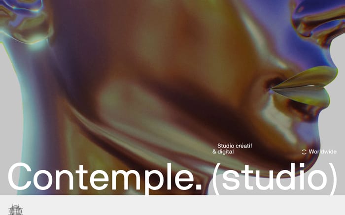 Contemple studio website preview