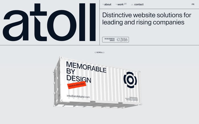 Atoll Digital website preview