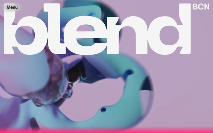 Blend BCN website preview