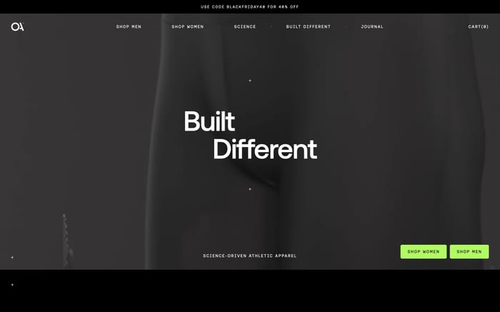 Over+Above website preview
